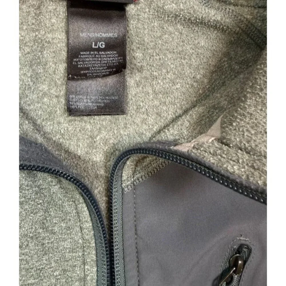 The North Face Mens Size Large FlashDry Fleece 1/4 Zip Pullover Chest Pocket